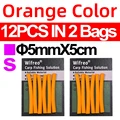 12 piezas de 5 mm de color naranja