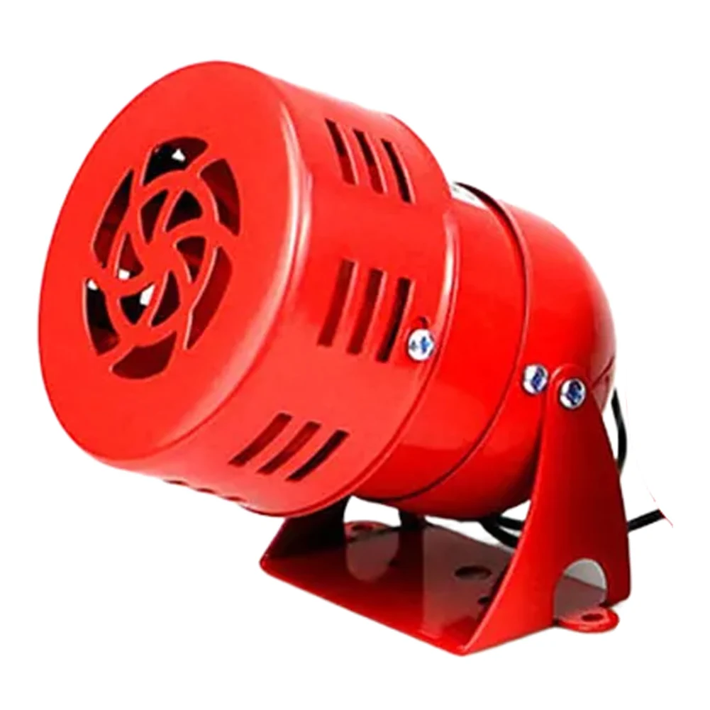 Alarm Siren with Motor Driven 110dB Loud Sound for Power Failure Alerts Compatible with AC110V DC12V and DC24V Voltage Options