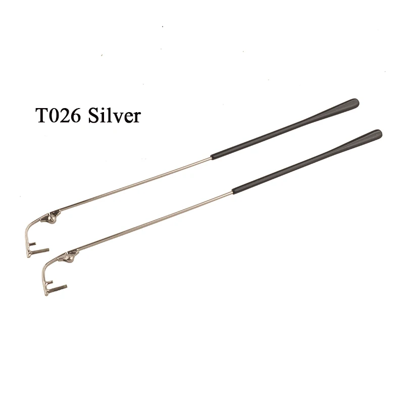 10 أزواج من معبد النظارات المعدنية بدون إطار مع طرف استبدال معبد إصلاح النظارات #6