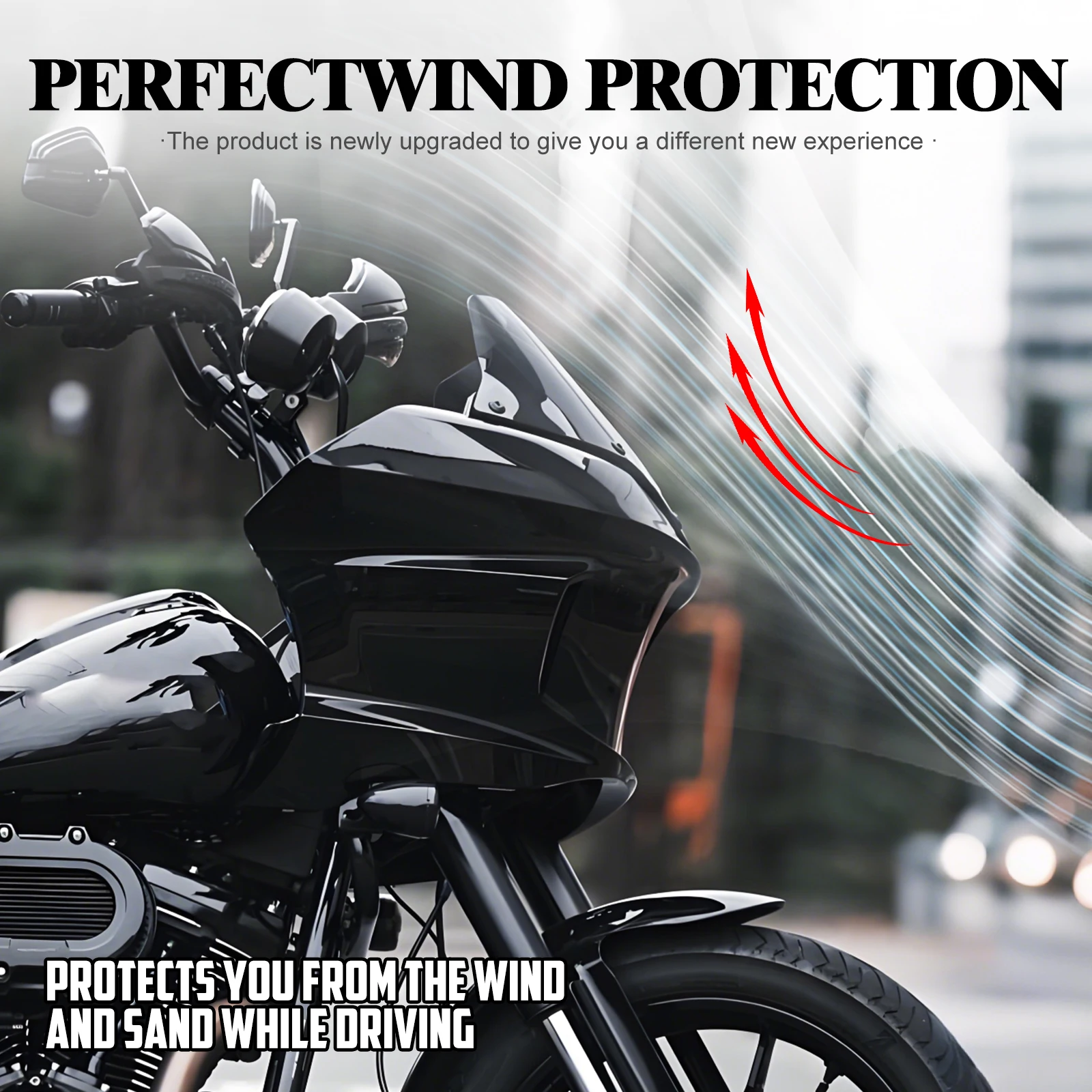 

Motorcycle Headlight Fairing Windshield Front Headlamp Windscreen Cover For Harley Dyna 2006-2017 Low Rider FXDF FLD FXDB FXDL