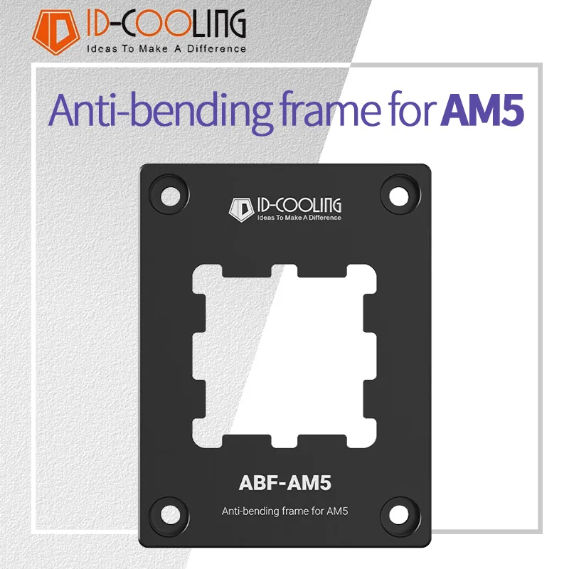 ID Cooling ABF AM5 CPU Processor Secure Frame Aluminum Alloy Insulation Pad Safety Fixing Bracket Anti-bending frame for AM5