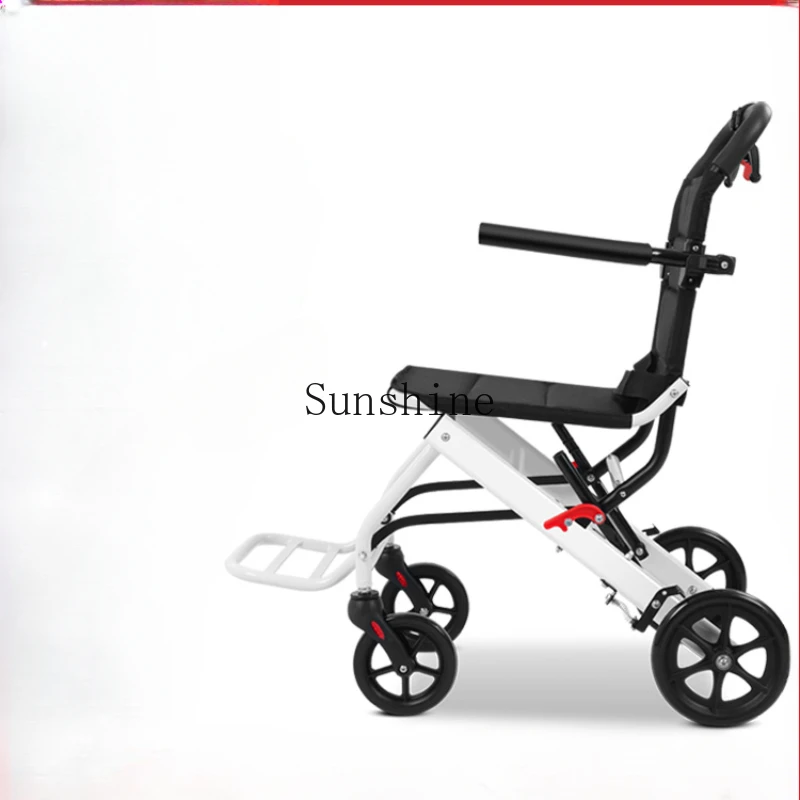 

Special lightweight folding small portable travel for the elderly trolley wheelchair