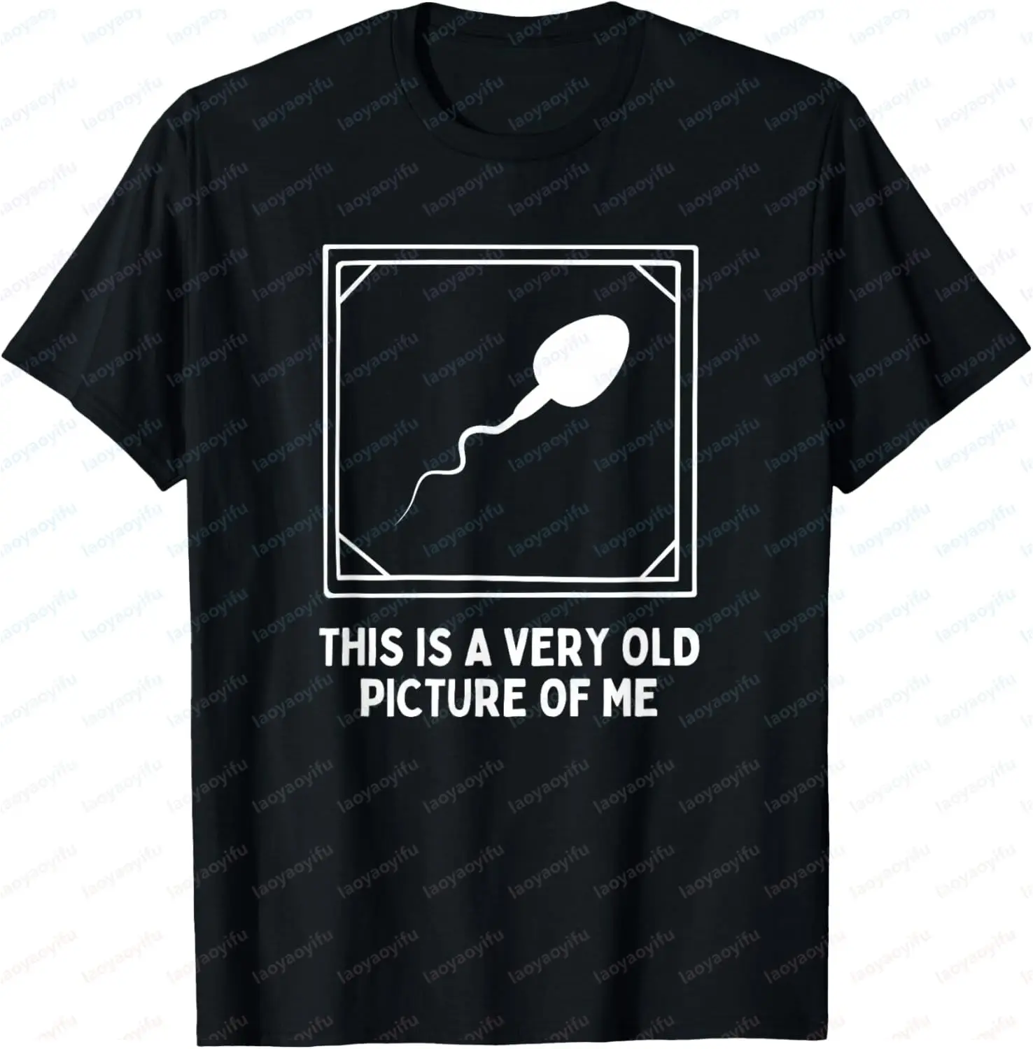 Das ist ein sehr altes Foto von mir. Lustiges T-Shirt für Erwachsene, Herrenbekleidung, Oberteile, Grafik-T-Shirts, kurzärmeliges T-Shirt, Camisas, Streetwear