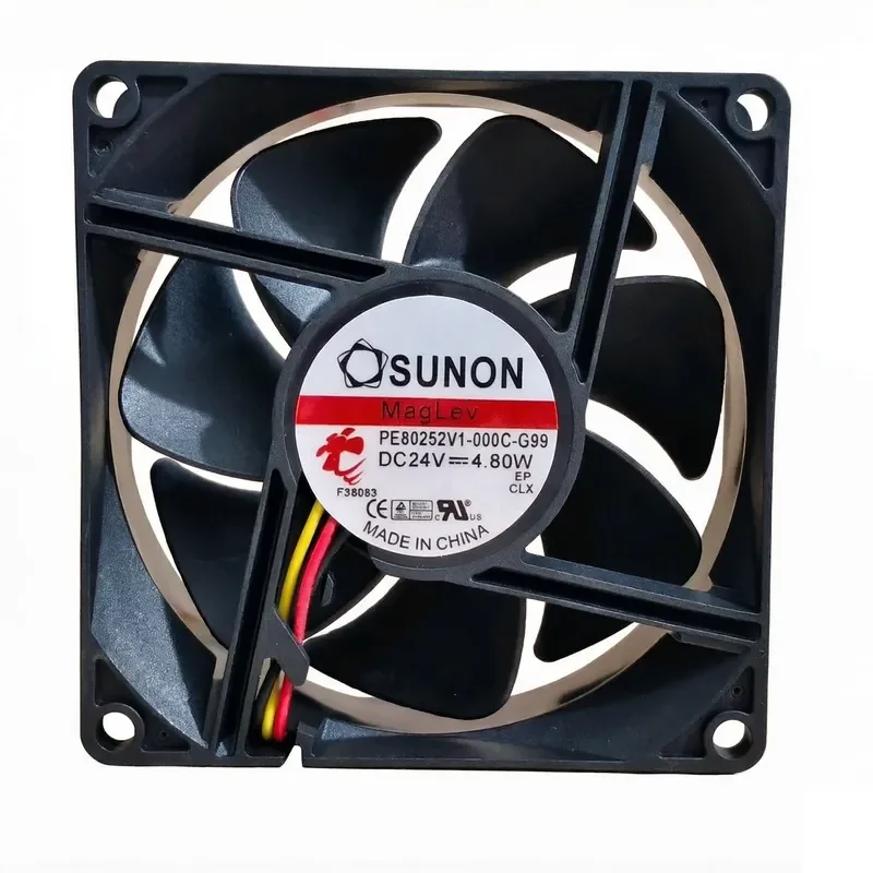 New SUNON PE80252V1-000C-G99 24V 4.8W 8025 8CM 3-wire inverter fan