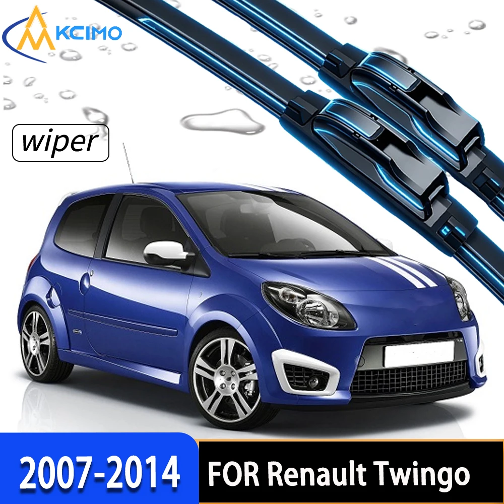 

Premium Front Wiper Blades with Long-Lasting Rubber, Consistent All-Weather Performance for Renault Twingo II 2007-2014