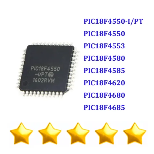 

PIC18F PIC18F4550-I/PT PIC18F4550 PIC18F4553 PIC18F4580 PIC18F4585 PIC18F4620 PIC18F4680 PIC18F4685 PIC18 IC MCU Chip TQFP-44