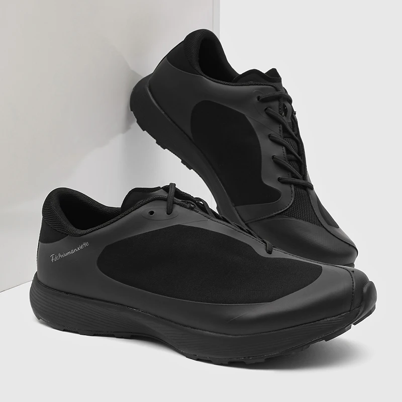 

2025 Hot Sale Running Shoes For Men Black Gym Outdoor Shoes Mens Designer Sports and Leisure Shoe Man Anti Slip Walking Shoe