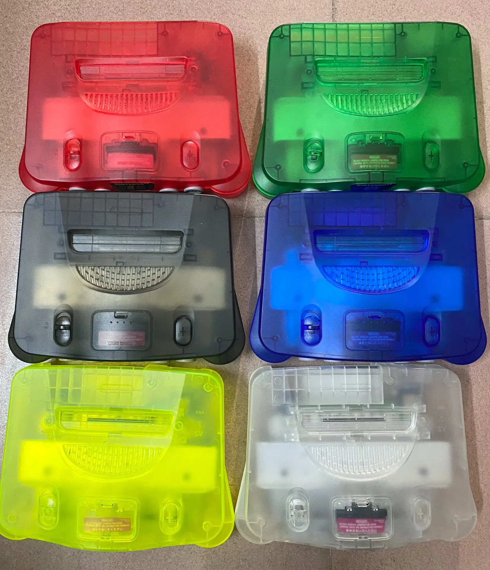 N64 Original Game Console US Version Consol US Version Cartridge Compatible Brand-New Transparent Shell