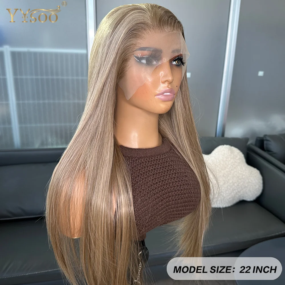 Long Free Deep Part Highlights Color Heat Resistant Wig 13x6 Glueless Silky Straight Futura Synthetic Lace Front Wigs Daily Used
