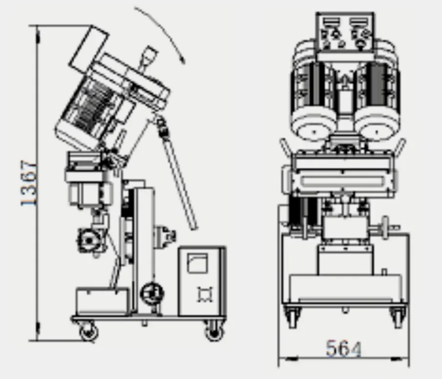 Automatic Milling Groove Self-Moving Plate Edge Milling Clad Removal Machine