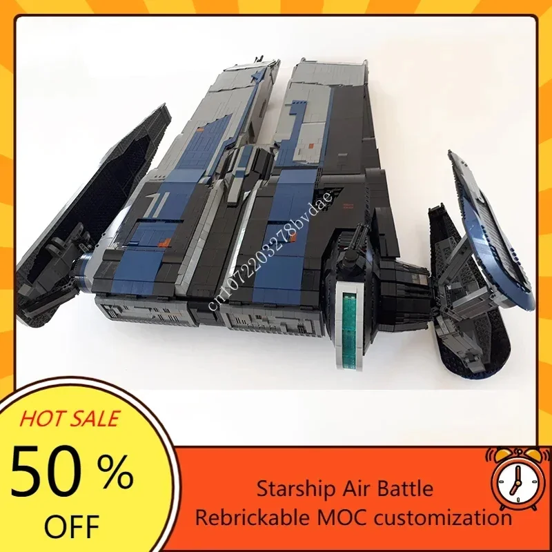 9222PCS The Rogue Shadow Space War Militare MOC SpaceShip Modello di battaglia Puzzle personalizzati Educazione fai da te Modello di assemblaggio Giocattoli regalo
