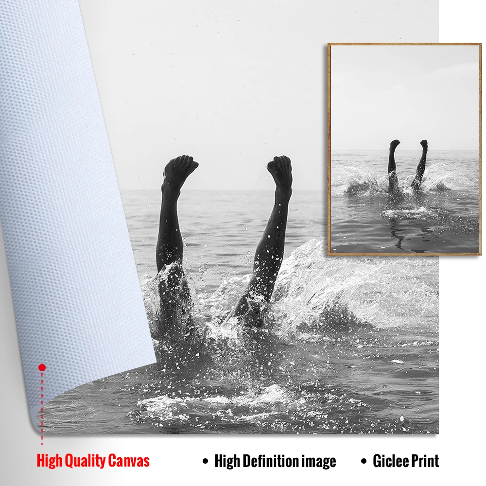 كاليفورنيا طباعة تصفح التصوير جدار الفن قماش اللوحة ركوب الأمواج الشاطئ الملصقات الساحلية ديكور لغرفة المعيشة جدار صور