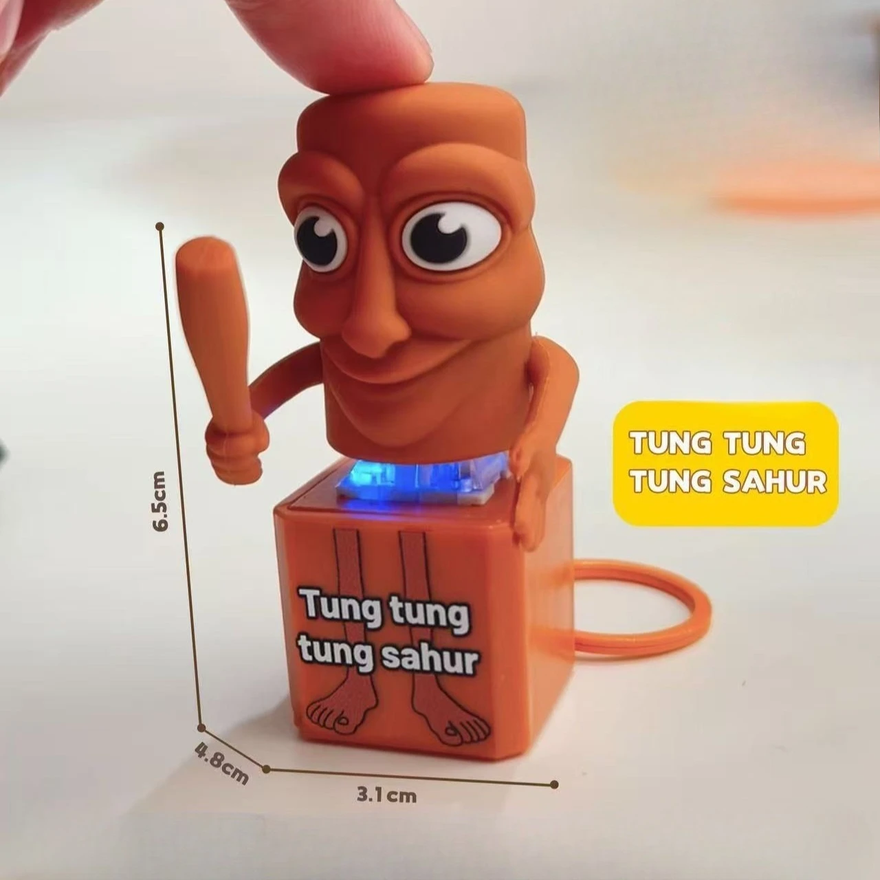 &*& لعبة حزمة تعبيرات Brainrot الفيروسية القابلة للجمع بطباعة ثلاثية الأبعاد، رجل عصا خشبية، مناسبة لعشاق غريب.