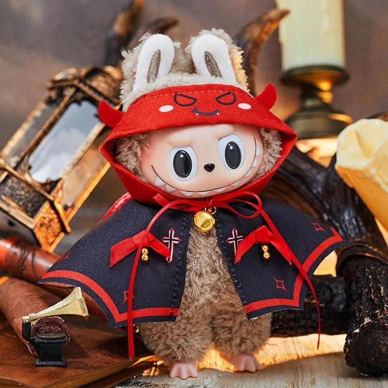 

For Labubu Doll Clothes Labubu Clothing Bat Cloak Doll Accessories Halloween Cosplay Costume For Halloween Party Dress Up