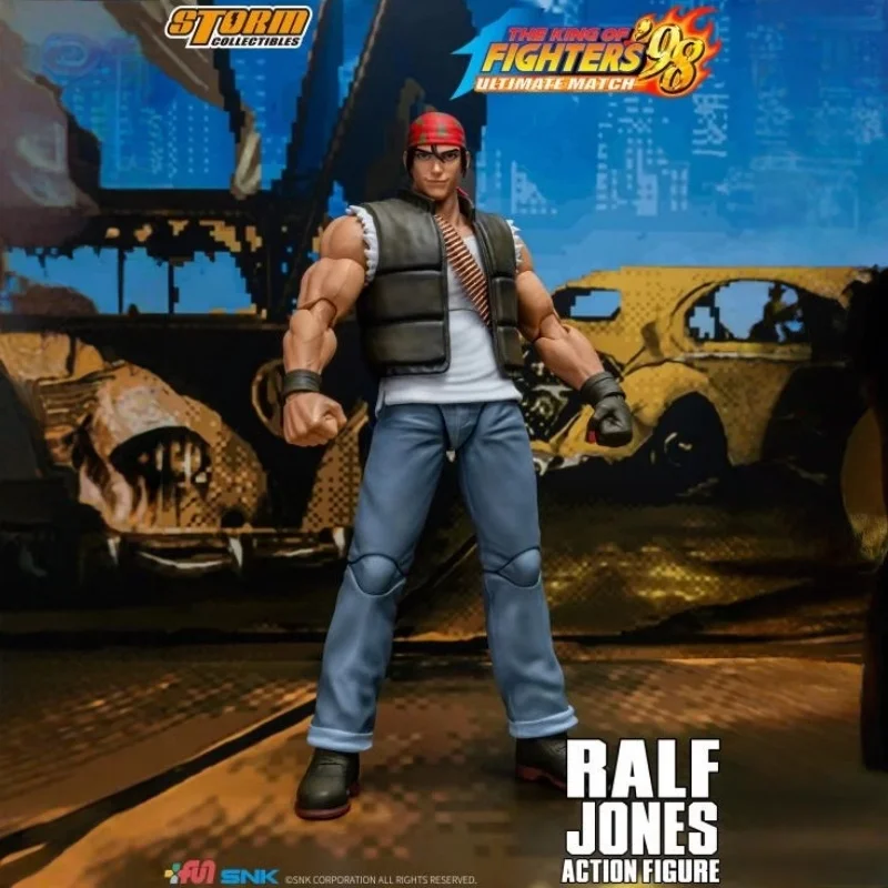

In Stock Original Storm Toys The King Of Fighters '98 Ultimate Match Ralf Jones Action Collection Figures Model Toys
