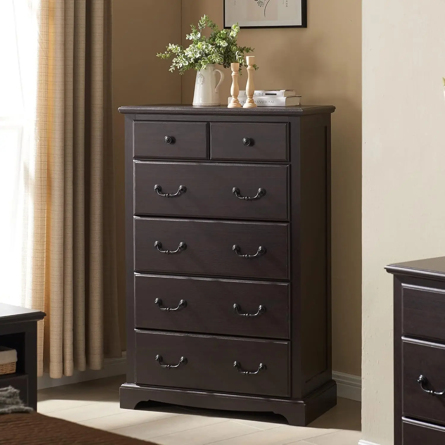 6 Drawers Dresser Chests for Bedroom, 48