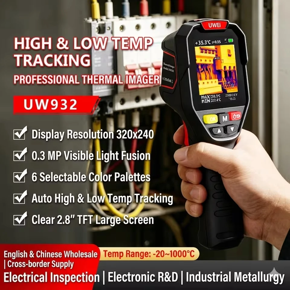 Handheld Thermal Imager 32x32 -20~1000°C 2.8