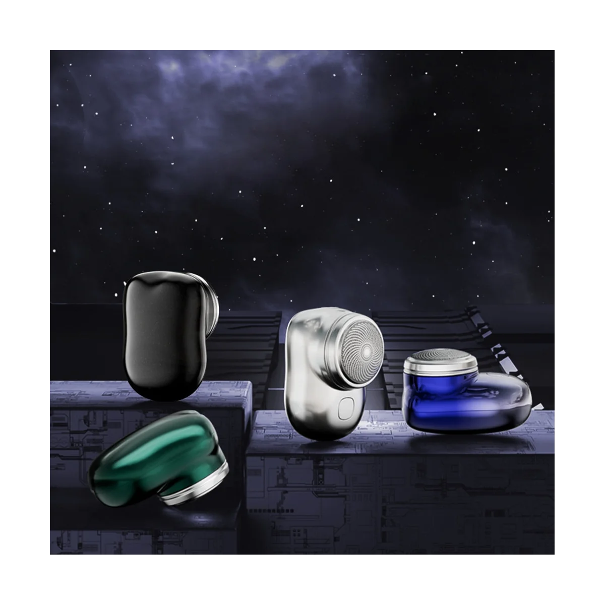 Mini Electric for Men Electric Washable Beard Trimmer USB Rechargeable Face Beard C