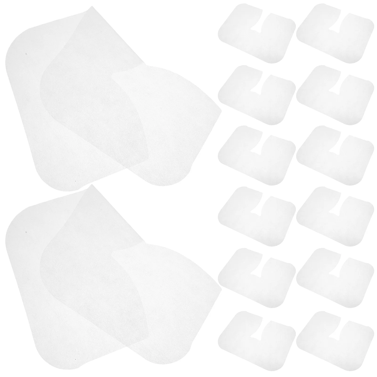 

100 Pcs Massage Sheets Bed Comforter Pillow Face down Non-woven Fabric Head Rest Cover New Table Chair Outdoor Portable