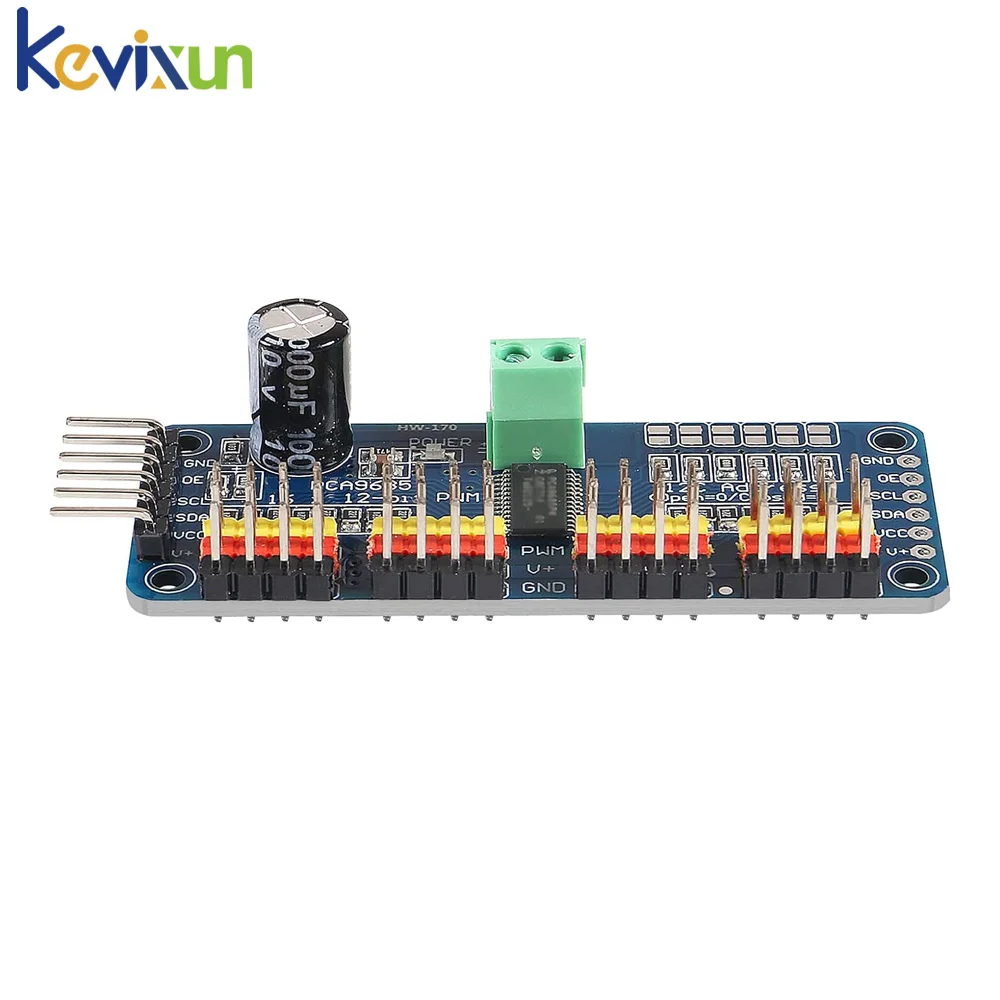 1-5pcs PCA9685 16 Channel 12-bit PWM Servo motor Driver I2C Module Robot