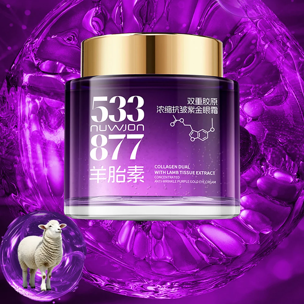 

Крем для глаз с экстрактом овечьей плаценты и двойным коллагеном, 200 г, концентрированный, «Фиолетовое золото», уменьшает морщины, подтягивает и увлажняет