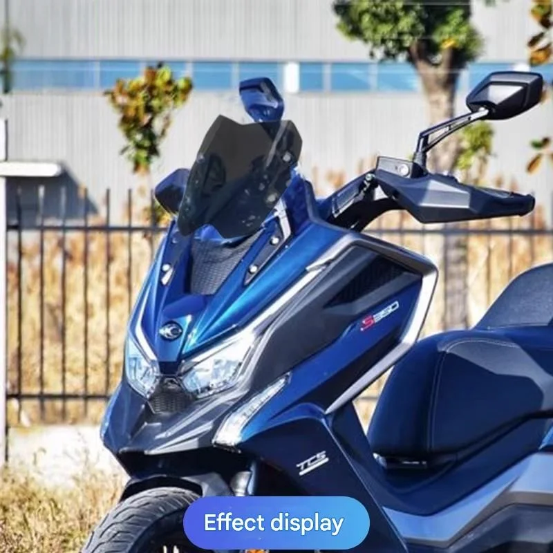 FOR Sport Aerodynamic Wind Deflector for KYMCO Xciting S350 S250 Heightened Anti-Scratch UV Resistant Protection