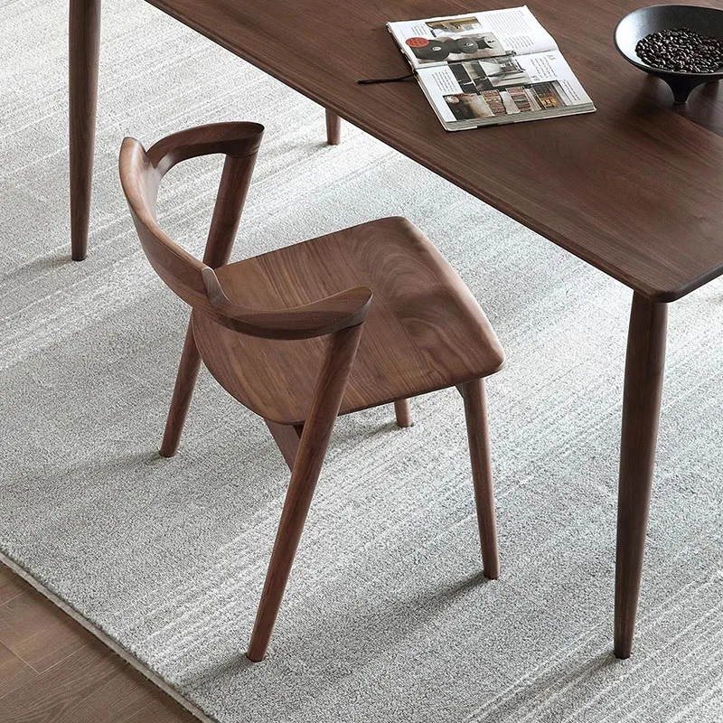 

Ergonomic Designer Dining Chairs Lazy Balcony Modern Mid Century Replica Dining Chairs Stoot Clear Muebles Terrace Furniture