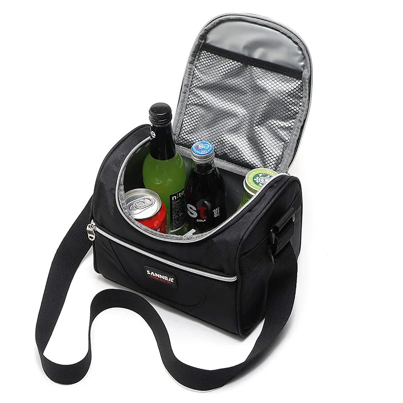 Hot Fashion 5L Thermo Lunch Bag Waterproof Cooler Bag Stylish Insulated Shoulder Lunch Box Thermal Lunch Bag for Kids Picnic Bag