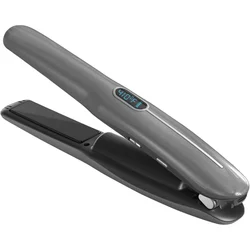 2-in-1 Cordless Hair Straightener and Curler Rechargeable 4800mAh Battery Mini Portable Flat Iron