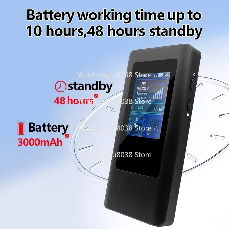 جيب واي فاي محمول 5G SIM راوتر فتحة SIM واحدة بطارية 4400 مللي أمبير #4