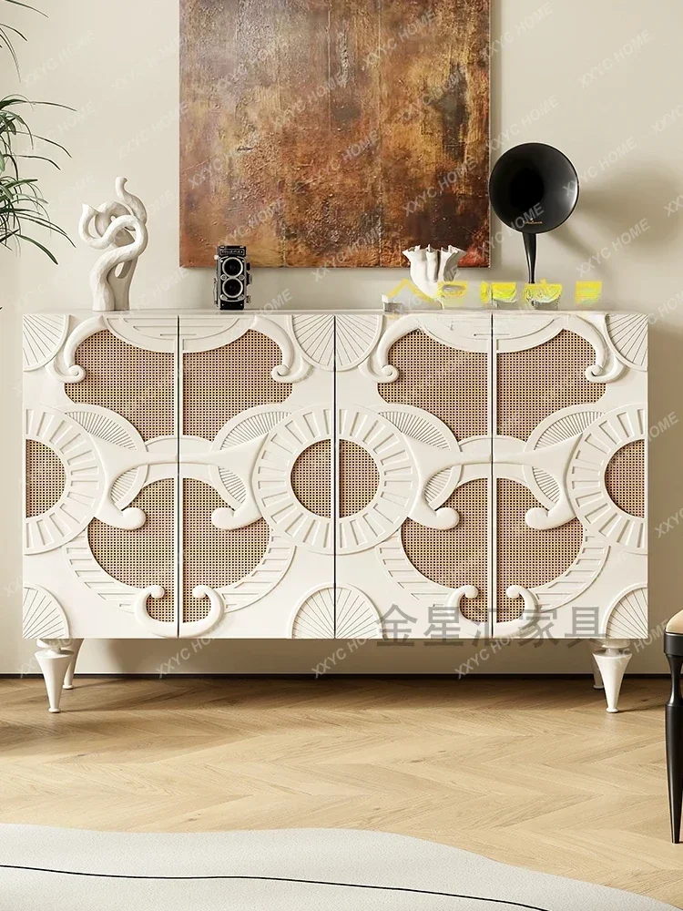 

Entrance Cabinet Door Partition Rattan Shoe Cabinet Bedroom Storage Organizer Chest of Drawers Muebles De Baño Sideboard