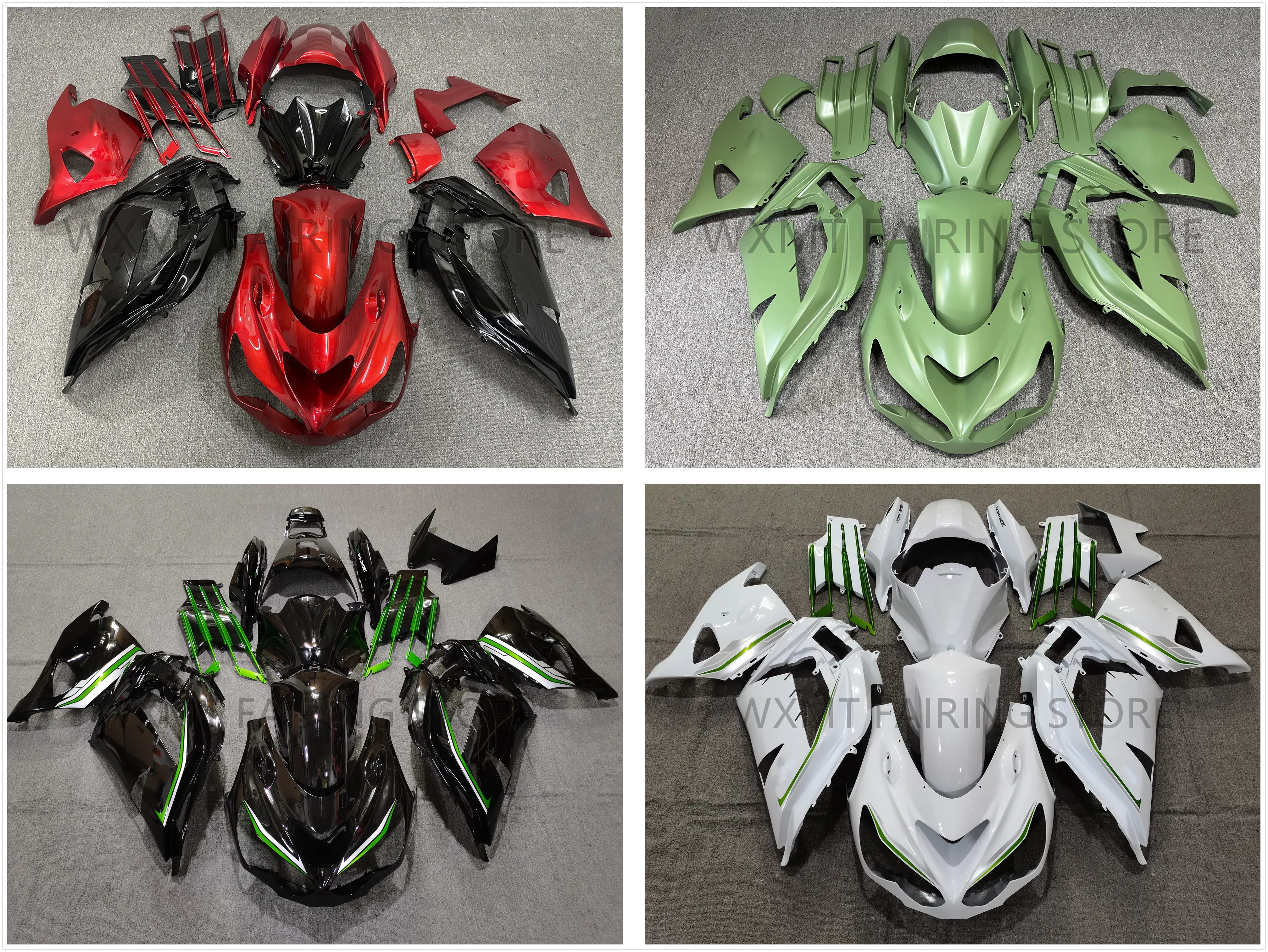 

NEW ABS Motorcycle Fairings Kit for Ninja ZX-14R 2012 2013 2014 2015 2016 2017 2018 2019 2020 2021 2022 23 bodywork fairing set