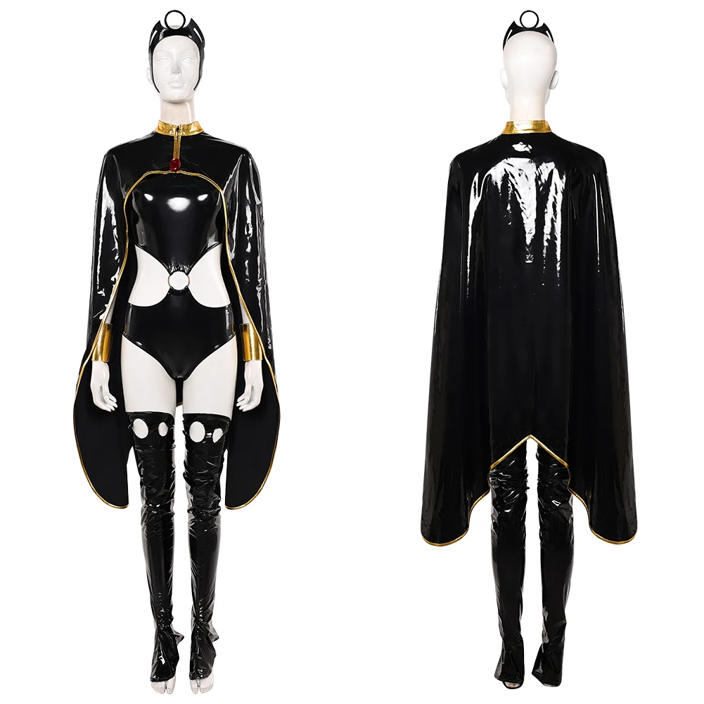 Wolf Logan Cosplay Bodysuit Storm Ororo Munroe Cosplay Jumpsuit Belt Gloves Boot Covers Halloween Carnival Dress Costume Disguis view 6