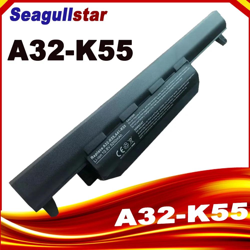 Batería A32-K55 para ASUS X45 X45A X45C X45V X45U X55 X55A X55C X55U X55V X75 X75A X75V X75VD U57 U57A U57VD A42-K55