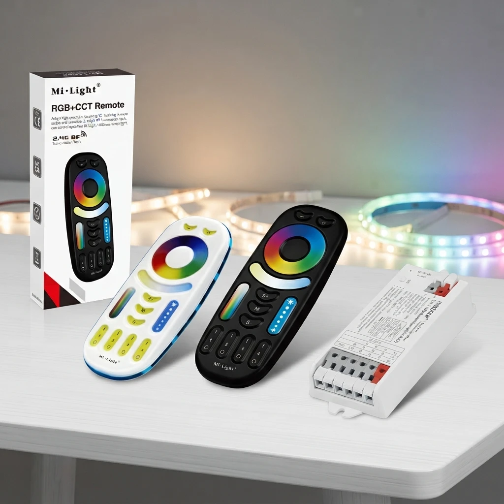 Miboxer FUT096 FUT092 FUT089 E3-WR 3in1 Smart WIFI+2.4GHzRF Tuya APP Voice Control Dimmer RGB RGBW RGBCCT LED Strip Controller