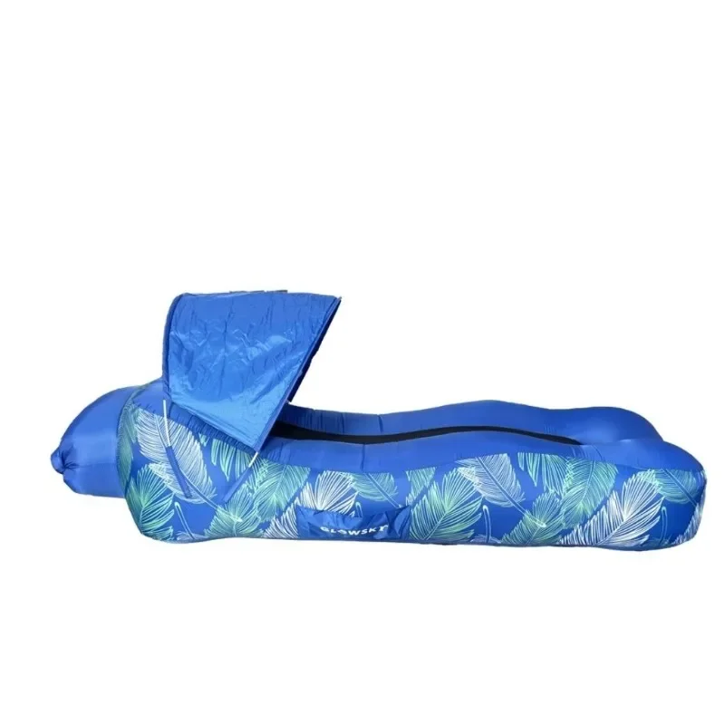 Amphibious sunscreen waterproof (with medium net) inflatable bed outdoor camping fast inflatable sofa