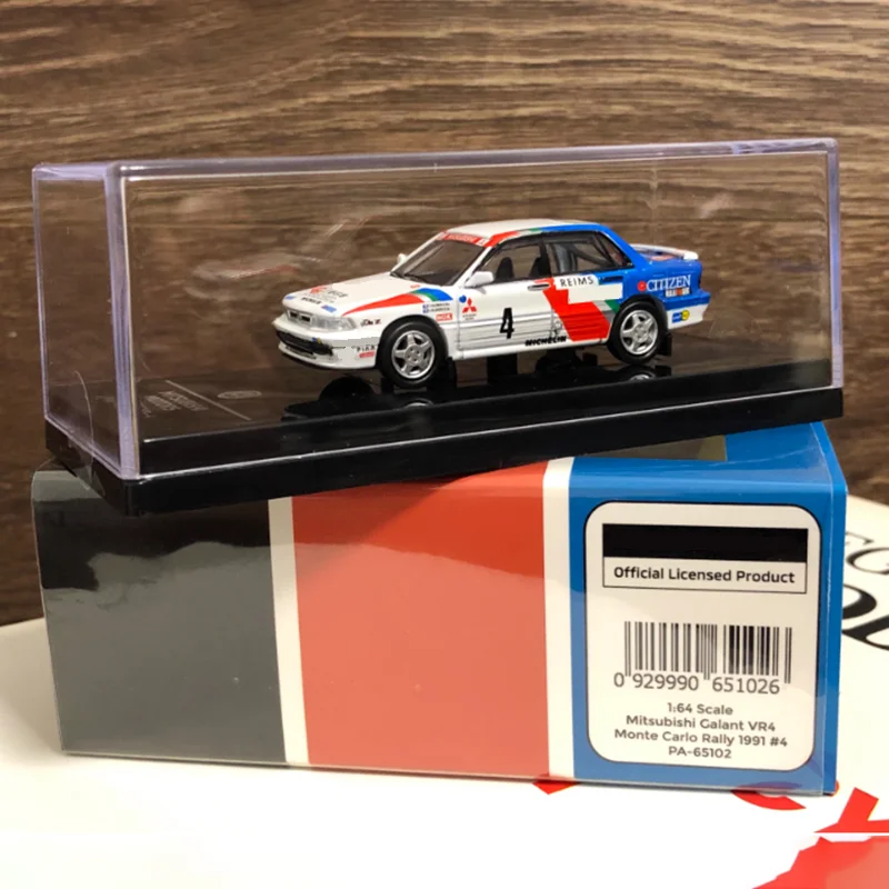 Para 1/64 Scale MOTORS Galant VR4 Alloy Car Model Static Collection Decorated Holiday Gifts Toys Souvenir Gift