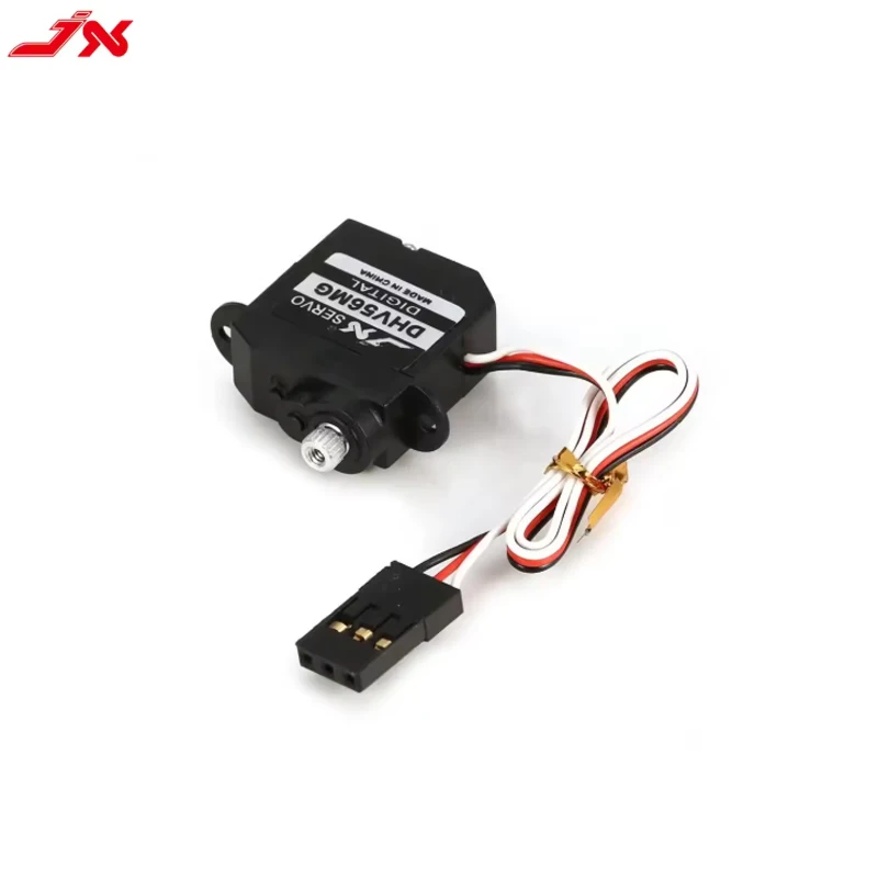 JX PDI-DHV56MG 1.2 กก.แรงบิด Coreless มอเตอร์ HV เกียร์โลหะ 5.6g DC4.8 ~ 7.4V Servo สําหรับ RC FIXED-Wing เครื่องบินรถแขนหุ่นยนต์