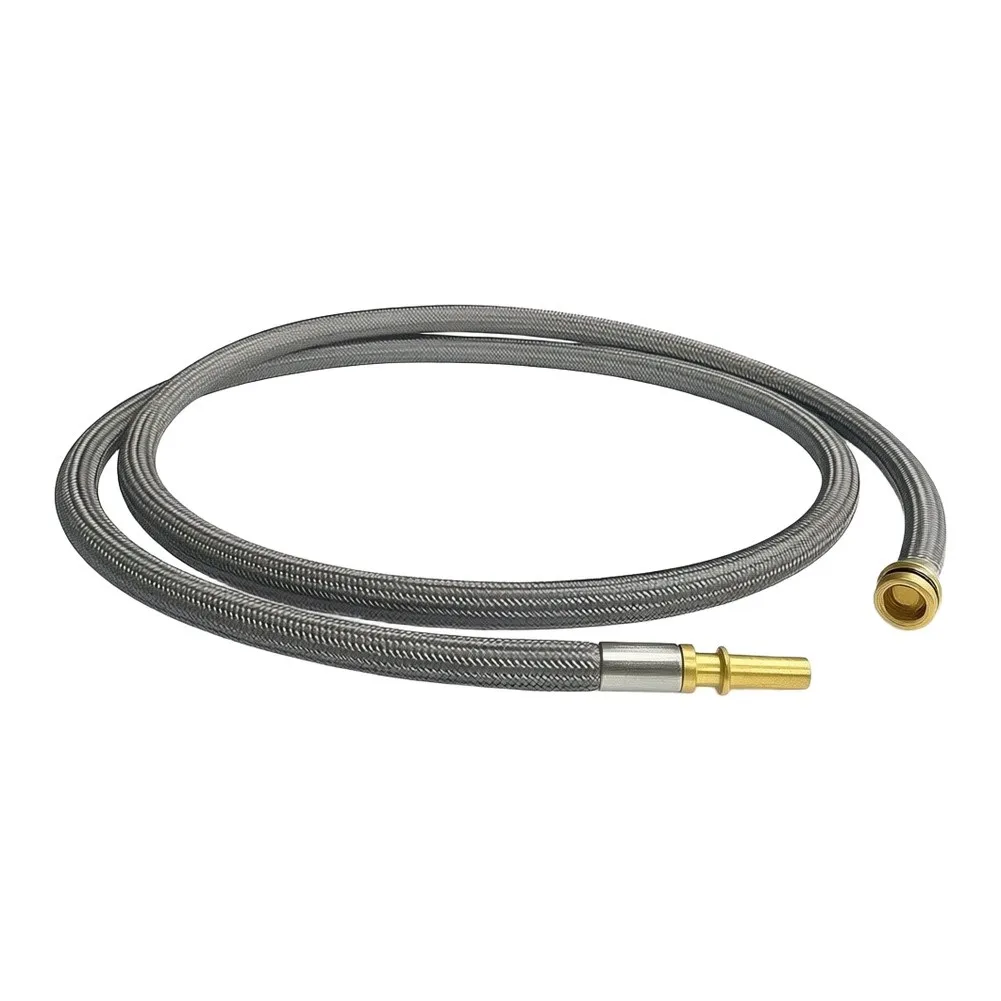 Kitchen Faucet Pull Down Spray Replacement Hose 59 inch 150cm Nylon Inner Tube Brass Connectors Fits Multiple Faucet Models
