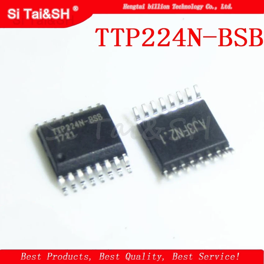 10 pièces TTP224N-BSB TTP224 SSOP16 4 boutons tactile IC