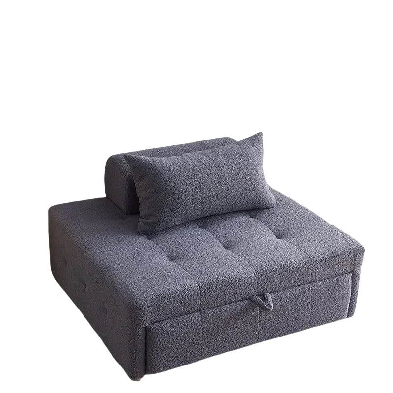 

Multifunctional Convertible Sofa Bed Set Folding Couch Sleeper Adjustable Features Metal Bedroom Apartment