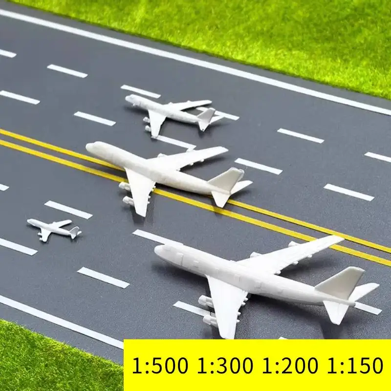 Modelo de avión en miniatura 1:500-1:150, aviones de plástico ABS para escala, fabricación de modelos Diy/micropaisaje/decoración/colección, 2 uds.