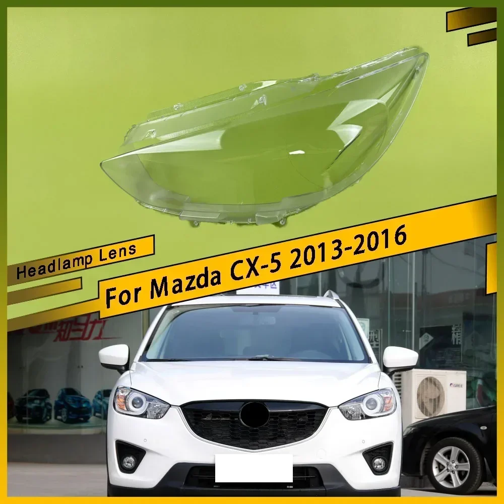 

Auto Head Light Lamp Case Glass Lens Shell Headlamp Car Front Headlight Cover Lampshade Caps For Mazda CX-5 2013 2014 2015 2016