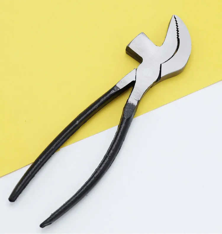 Beak Lasting Pliers Leather Shoe Repair Tool Curved Jaw Cobblers Pincers for Pulling Lasting Shoemaking Craft