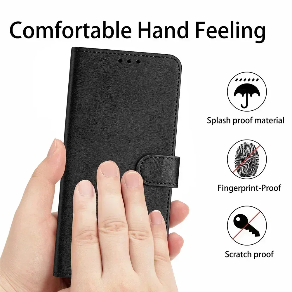 Luxury Wallet Flip Case For Moto Edge 50 Ultra G22 G32 G52 G72 G23 G53 G73 G04 G04S G14 G24 G34 G54 G84 G85 Flip Leather Cover