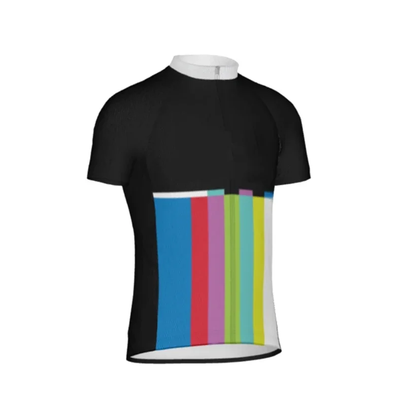 Quick Dry Men Cycling Jersey Clothes Reflective Shirt Short Sleeve 2025 Pro Team Summer  Bicycle BIke Downhill Breathable