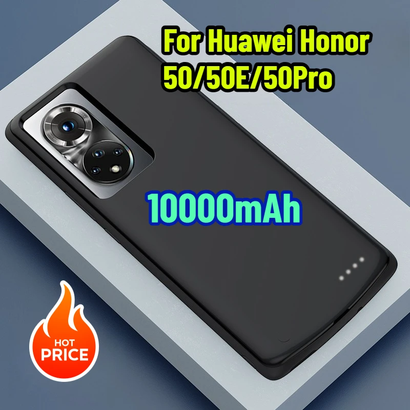 

Ультратонкий портативный внешний аккумулятор большой емкости для Huawei Honor 50/50E/50Pro