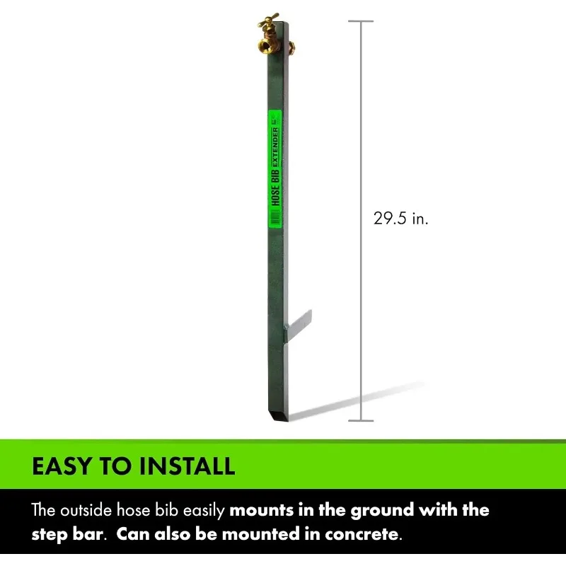 

Faucet Extender for Easy Lawn Care Hose Bib Extender - Easy to Use & Install Garden Watering Tool