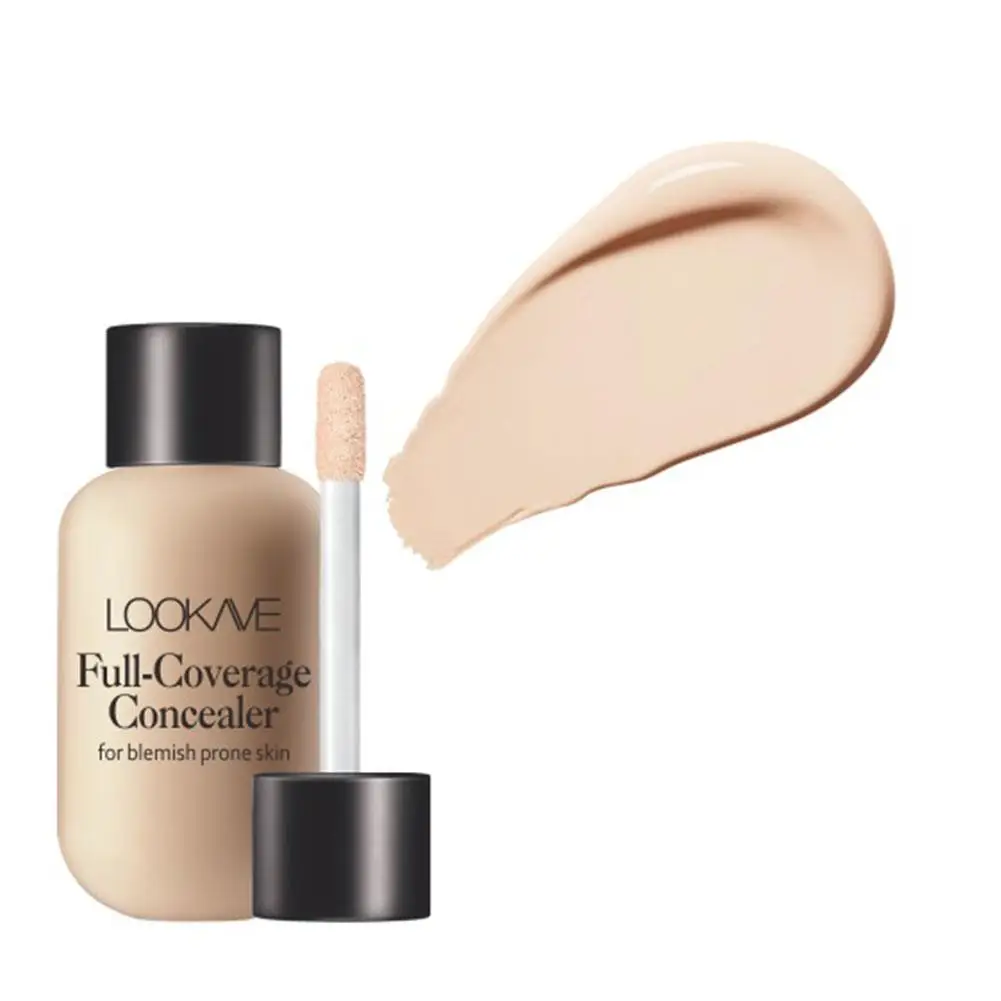 Crema correctora de ojeras para acné, cobertura completa, base líquida impermeable, aceite mate, Control de maquillaje, cosméticos, último H5k1