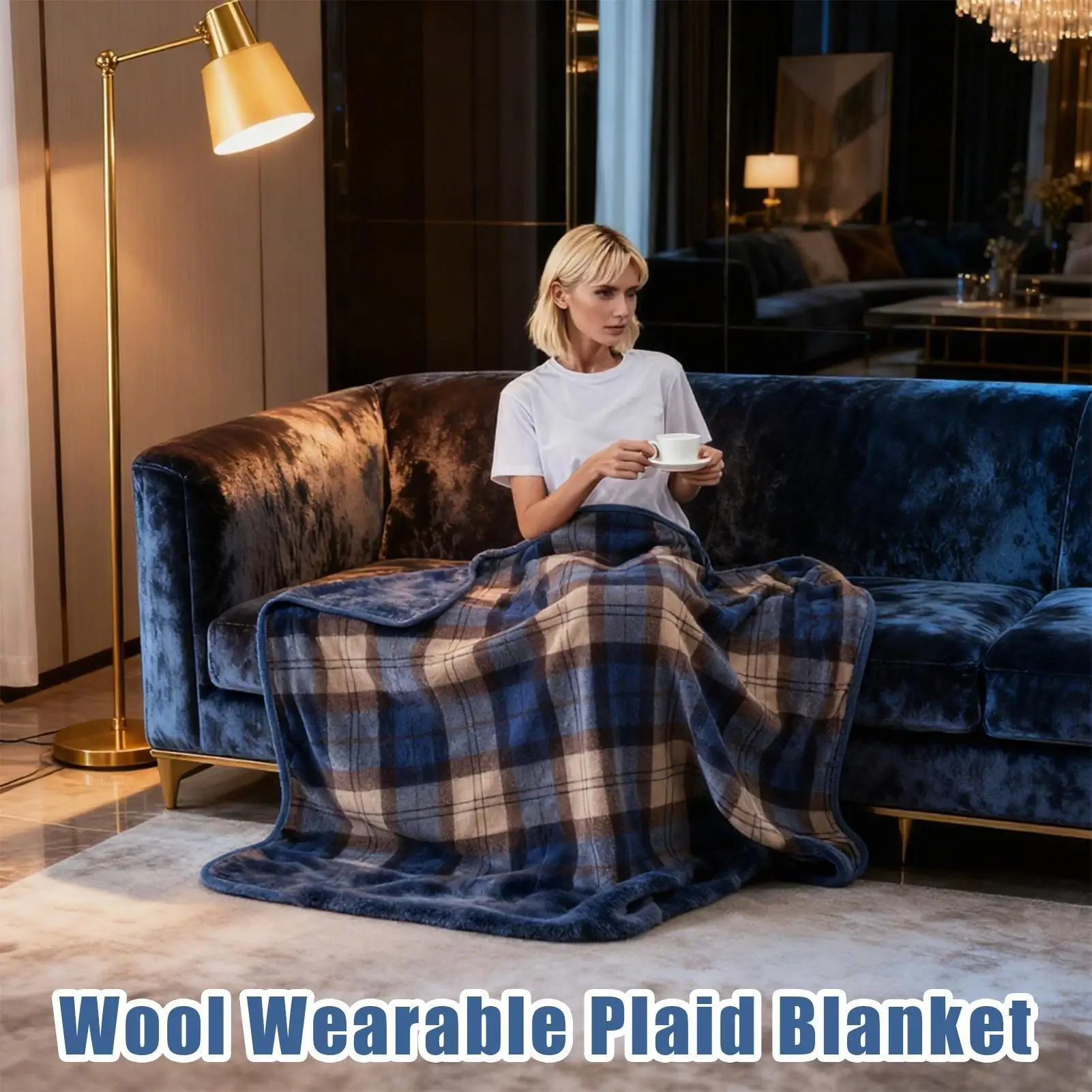 

Зимняя шаль, носимая мягкая теплая накидка с пуговицами, зимний шарф для мамы, подруги, дома, путешествий, зимы, Рождества, праздника